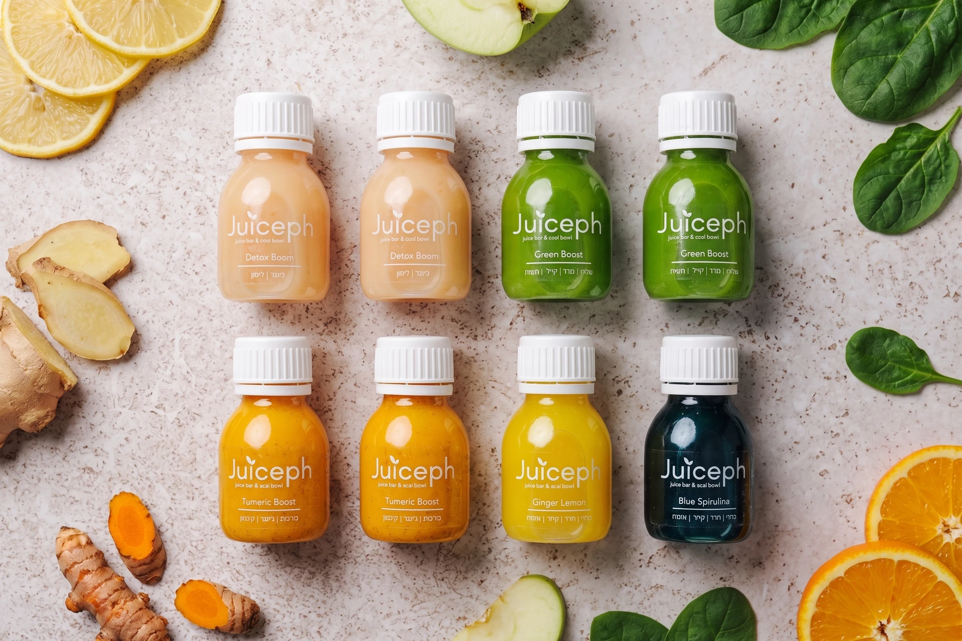 שמונה שוטים בריאותיים של JUICEPH